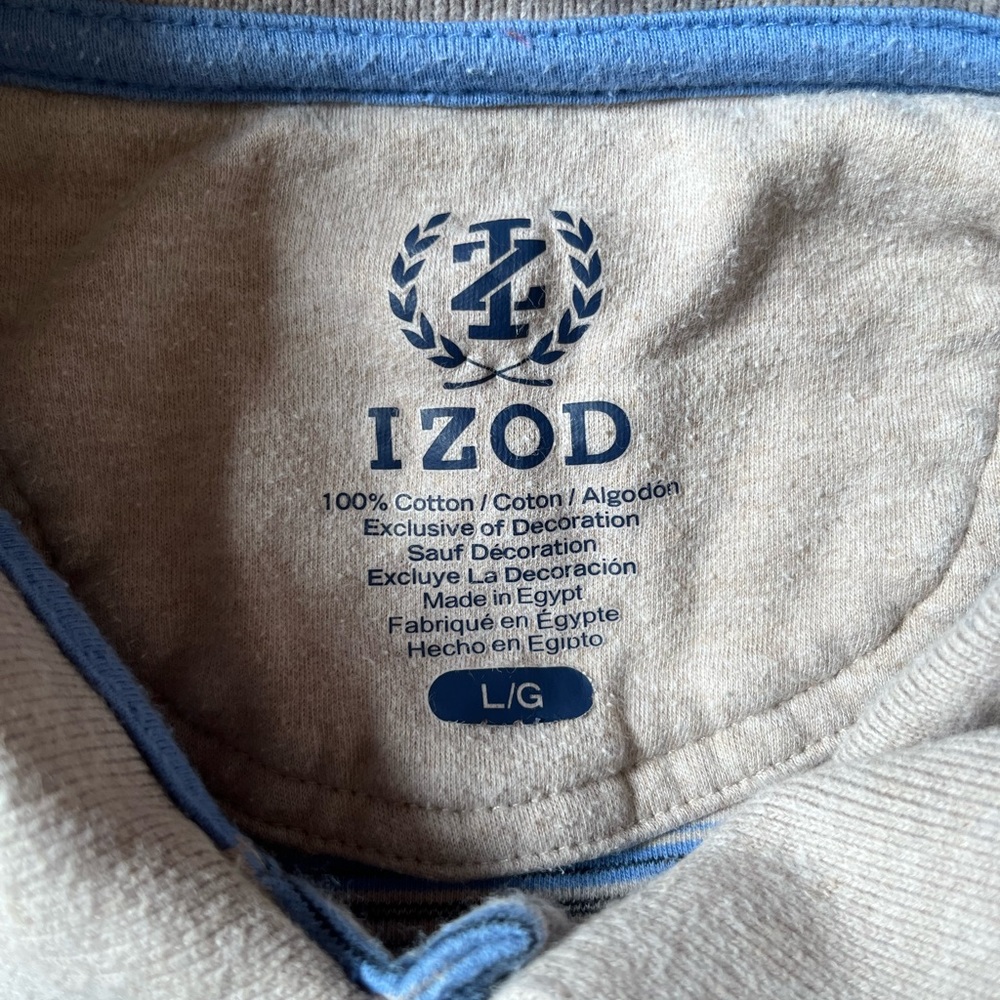 Striped IZOD Collared Shirt - Picture 9 of 9